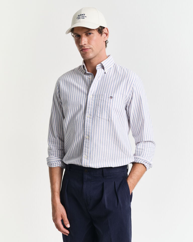 Gant Camisa Oxford clásica Regular Fit a rayas