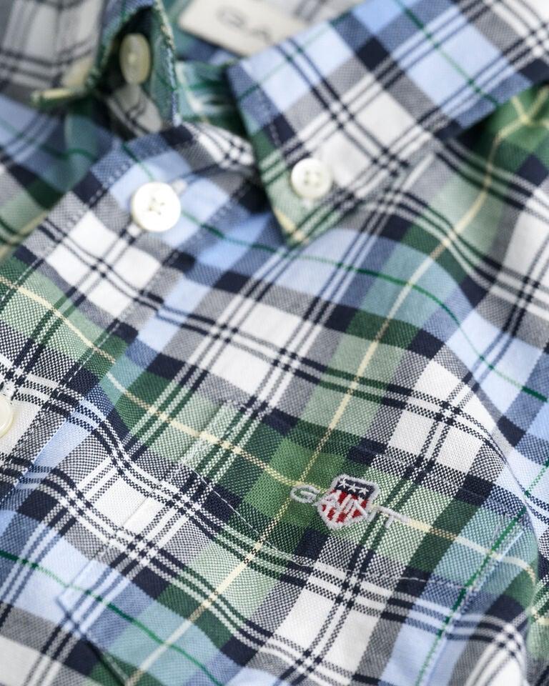 Gant Camisa Oxford De Cuadros Archive Kids