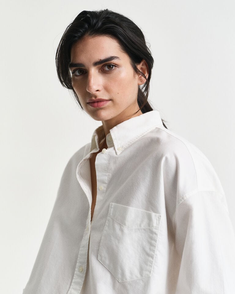 Gant Camisa Oxford Oversized Fit