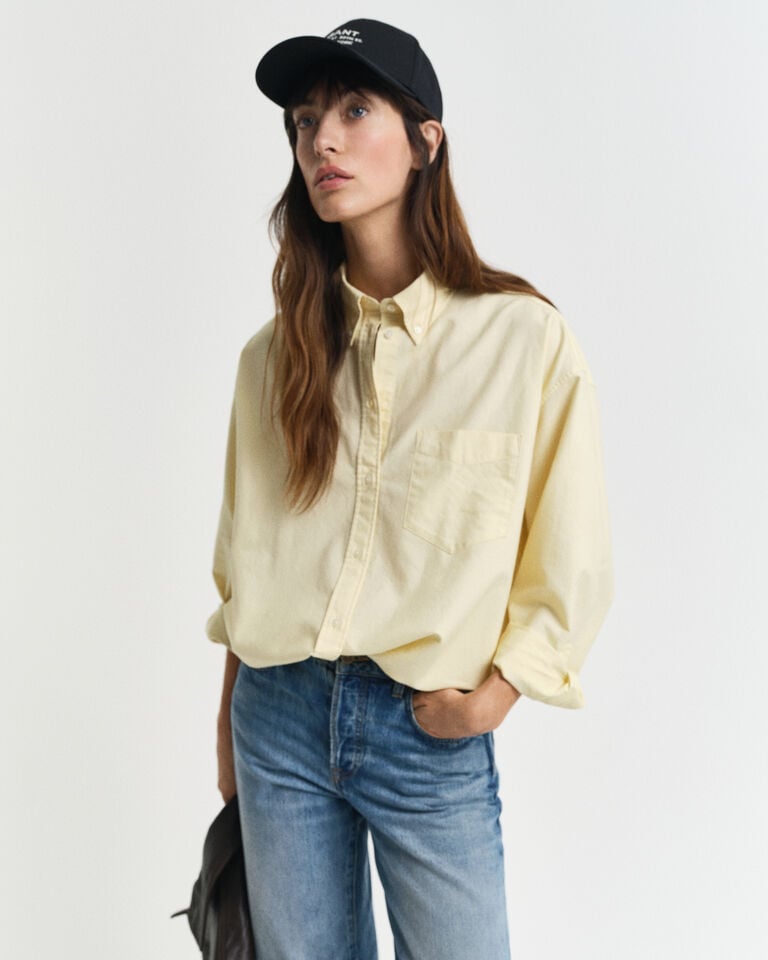 Gant Camisa Oxford Oversized Fit