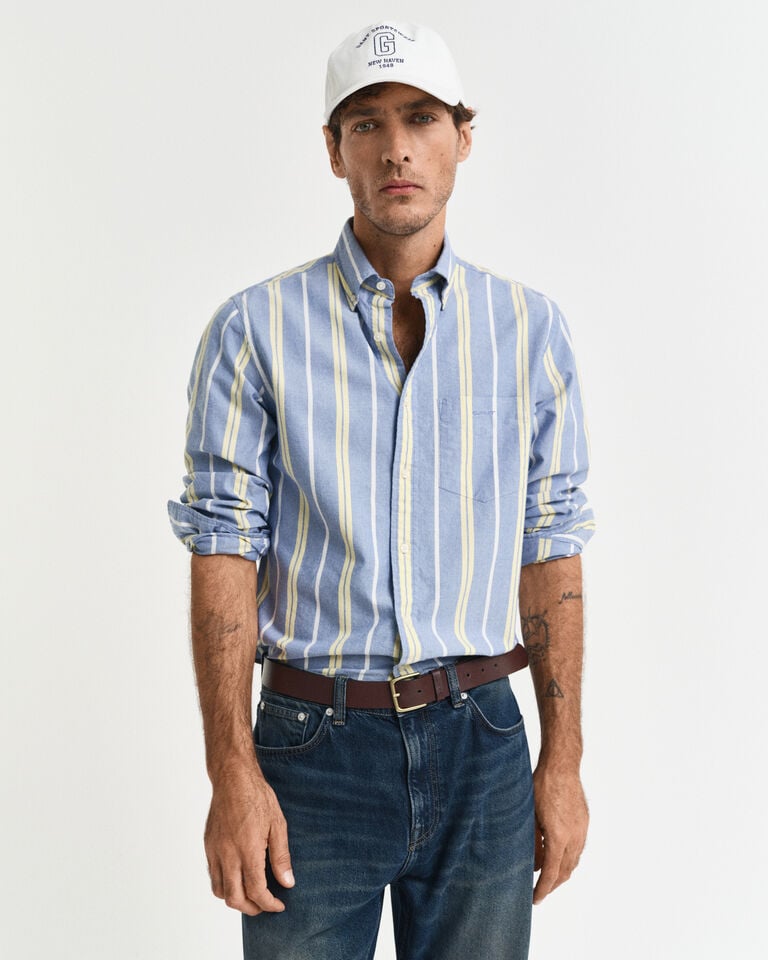 Gant Camisa Oxford Regular Fit Archive a rayas