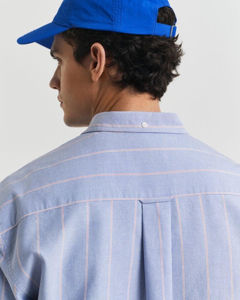 Gant Camisa Oxford Relaxed Fit Heritage A Rayas