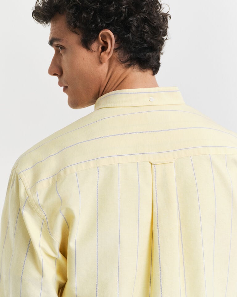 Gant Camisa Oxford Relaxed Fit Heritage A Rayas