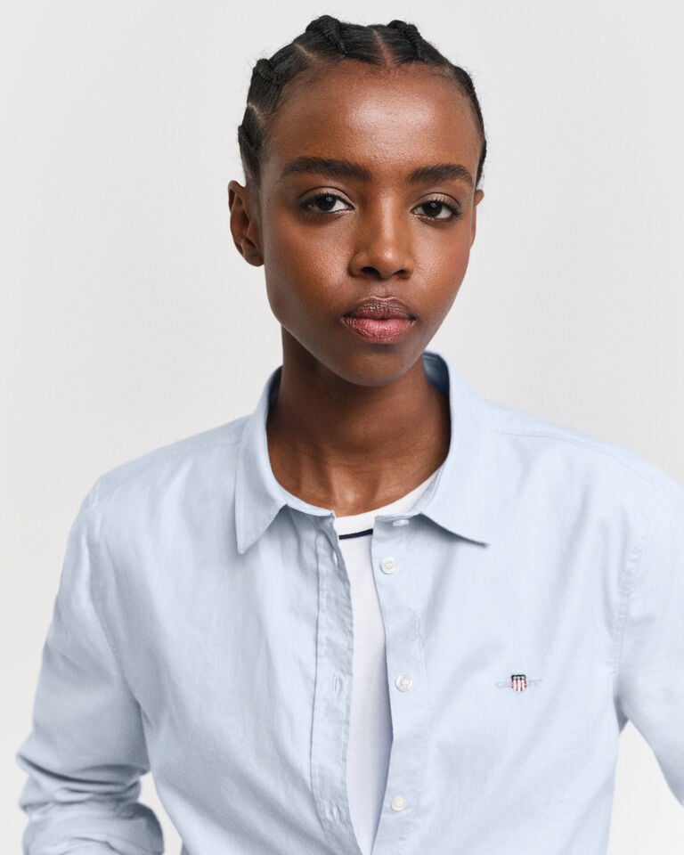 Gant Camisa Oxford Slim Fit Elástica