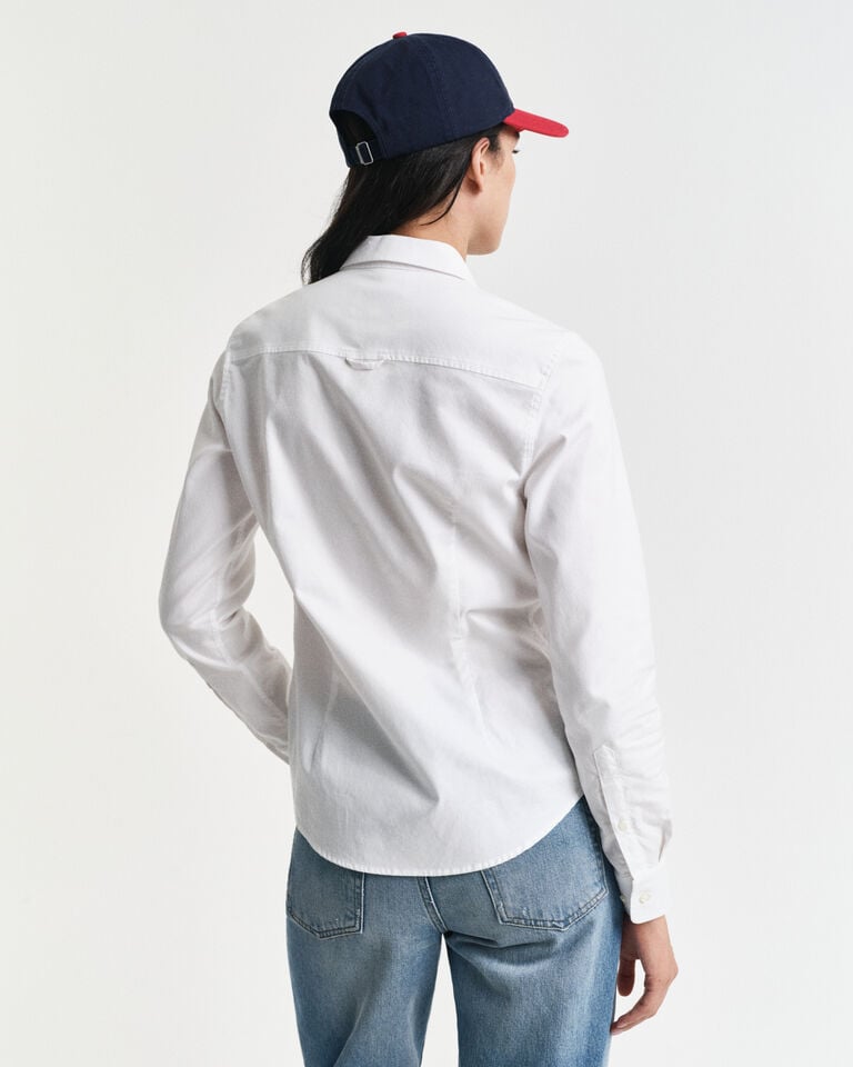 Gant Camisa Oxford Slim Fit Elástica