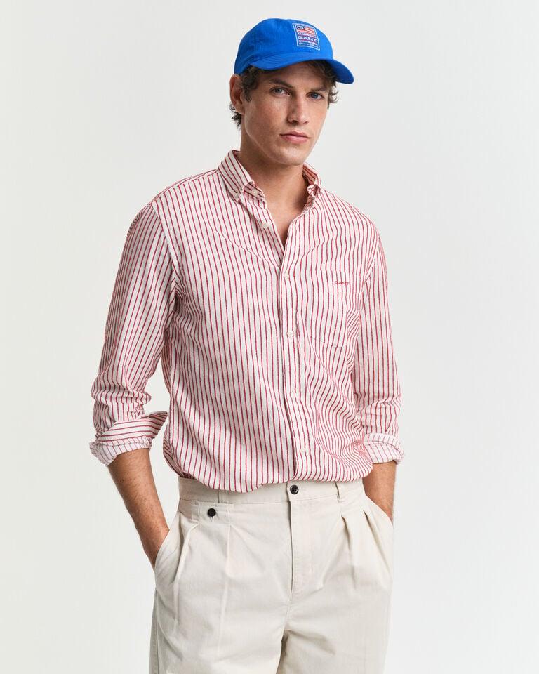 Gant Camisa Regular Fit a rayas con textura