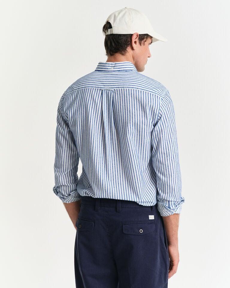 Gant Camisa Regular Fit A Rayas Con Textura