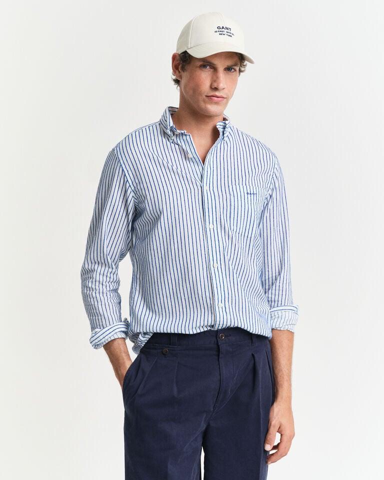 Gant Camisa Regular Fit a rayas con textura