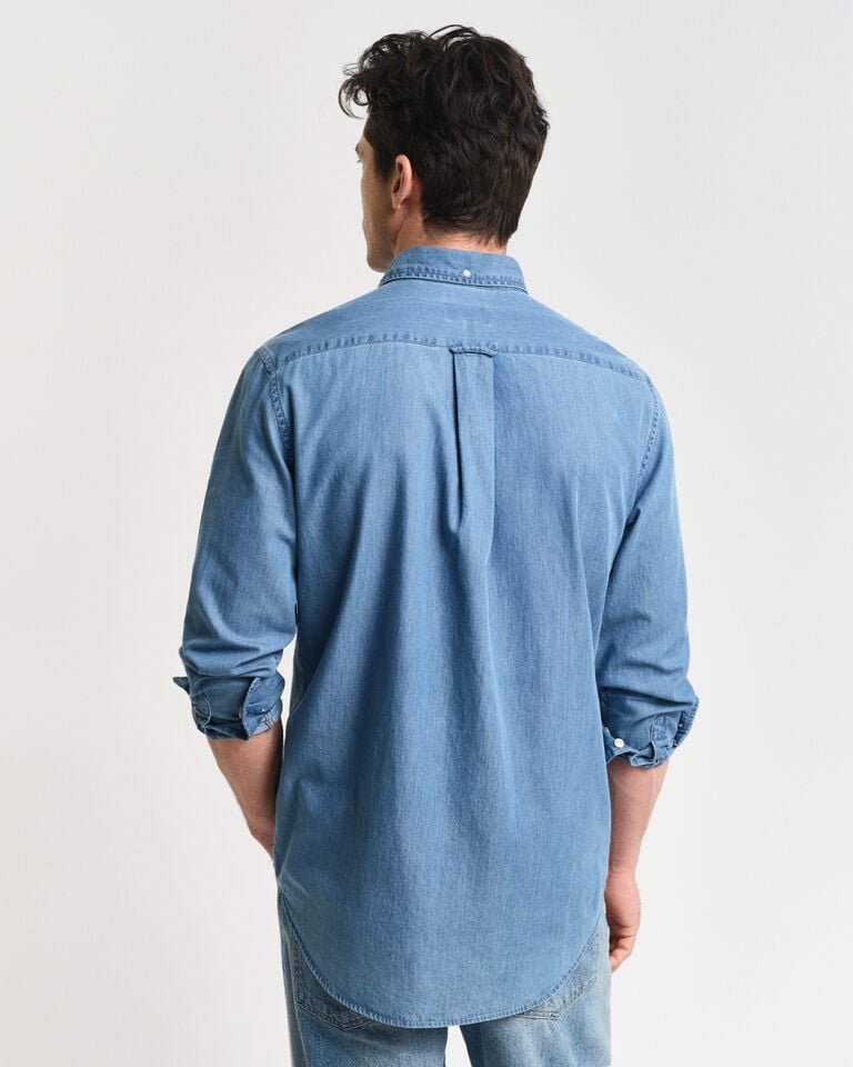 Gant Camisa Regular Fit Añil