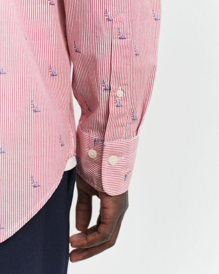 Gant Camisa Regular Fit De Fil Coupé Sailing