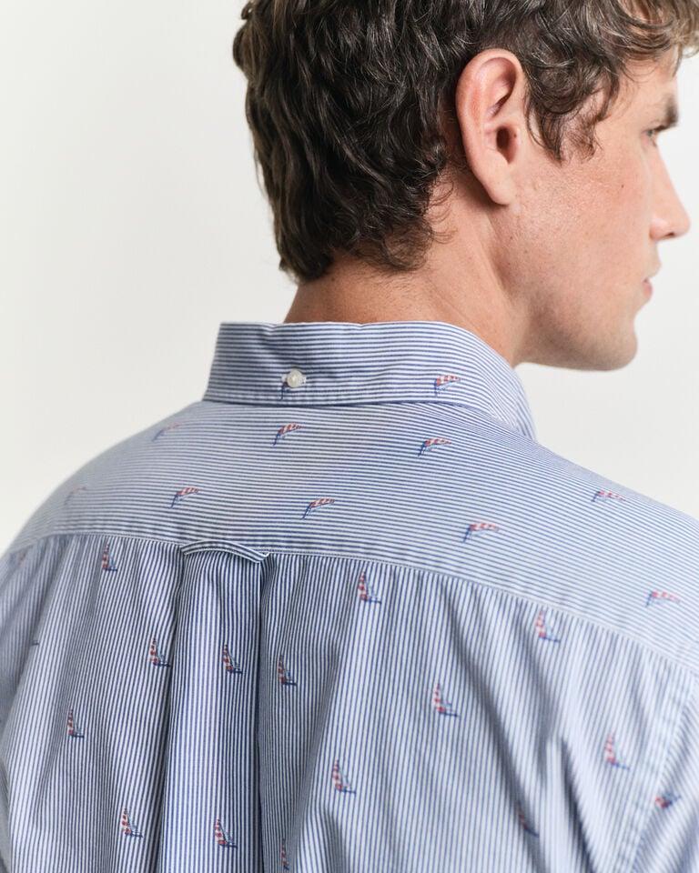 Gant Camisa Regular Fit De Fil Coupé Sailing
