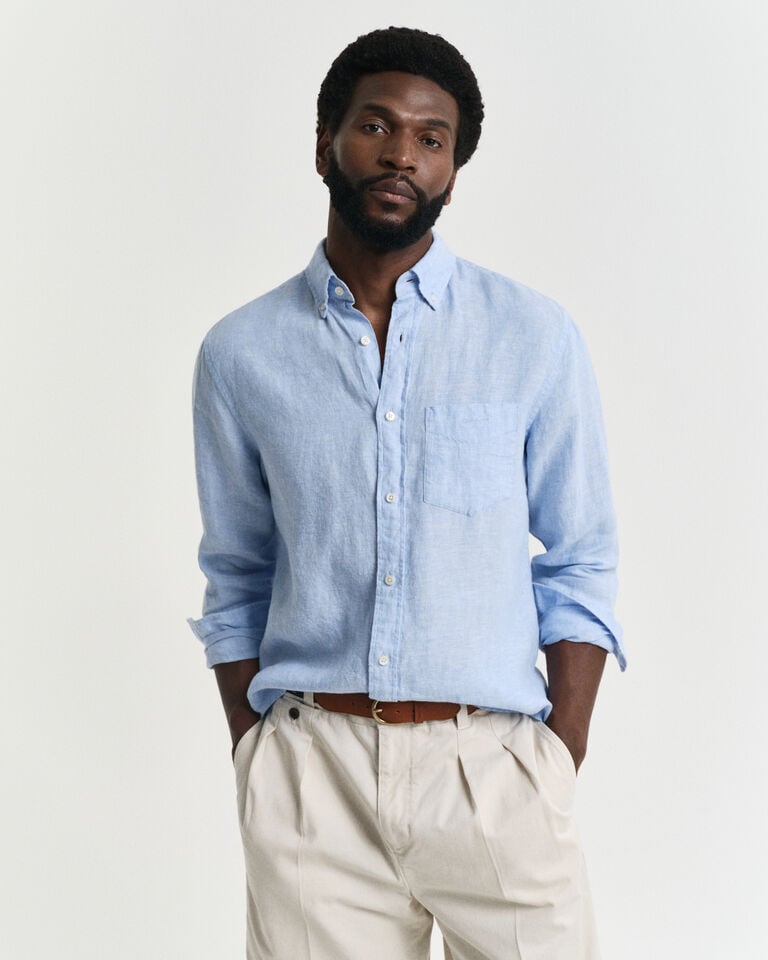 Gant Camisa Regular Fit de lino