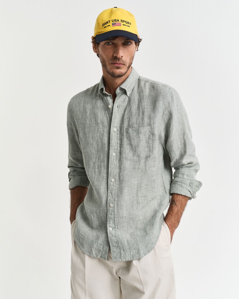 Gant Camisa Regular Fit de lino