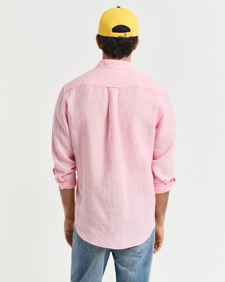 Gant Camisa Regular Fit De Lino