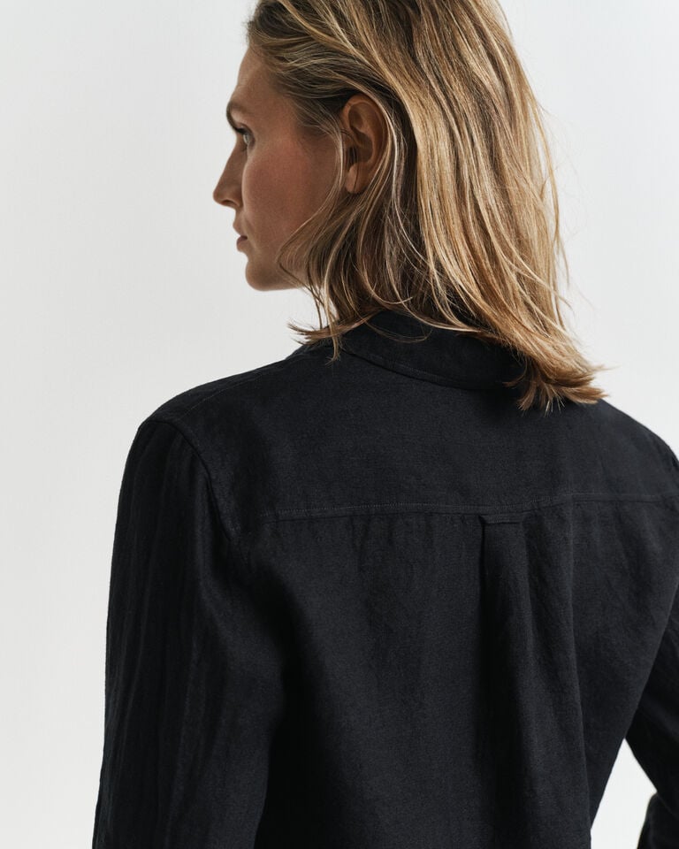 Gant Camisa Regular Fit De Lino