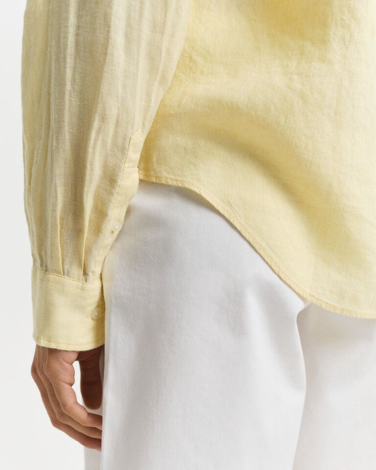 Gant Camisa Regular Fit De Lino