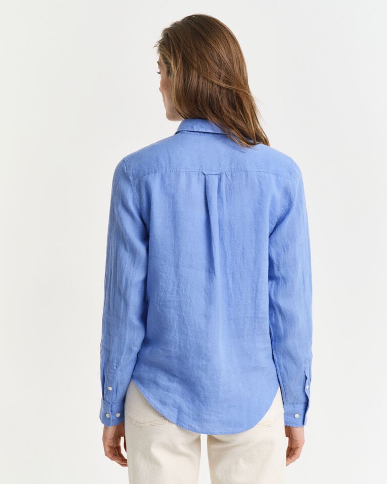 Gant Camisa Regular Fit De Lino