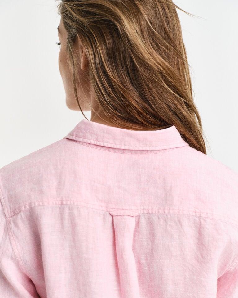 Gant Camisa Regular Fit De Lino