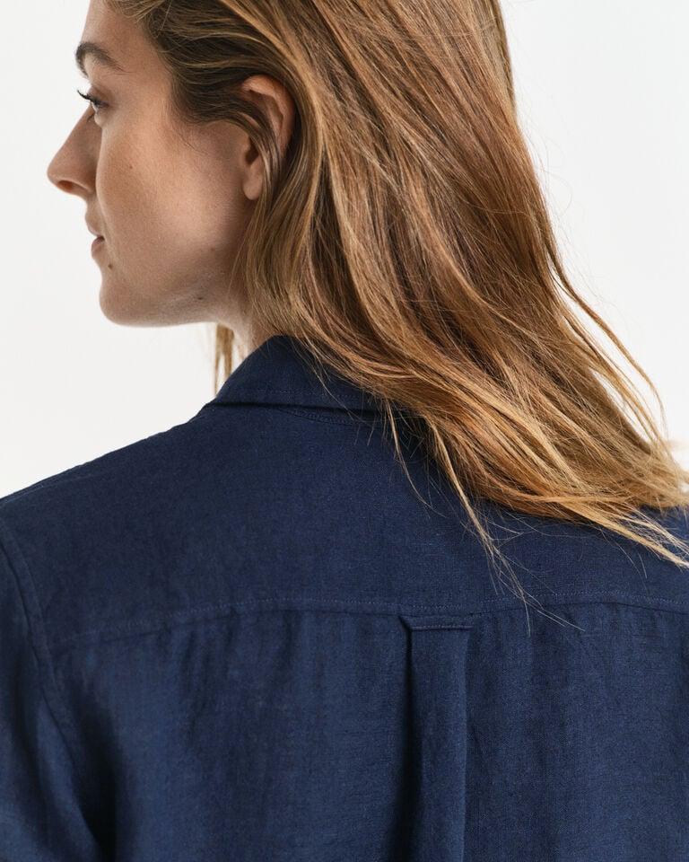 Gant Camisa Regular Fit De Lino