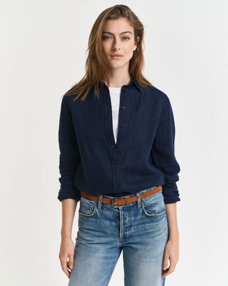 Gant Camisa Regular Fit de lino