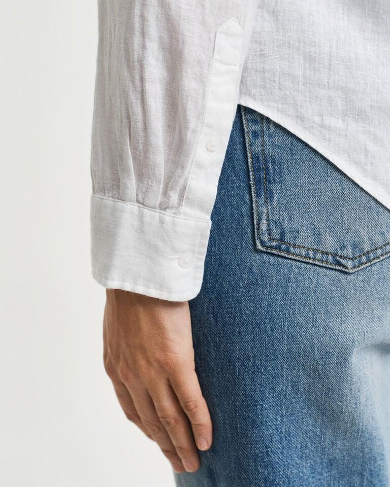 Gant Camisa Regular Fit De Lino