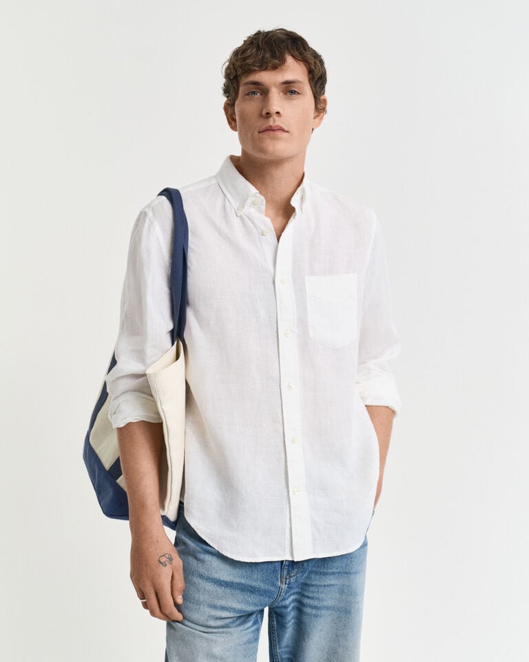Gant Camisa Regular Fit de lino