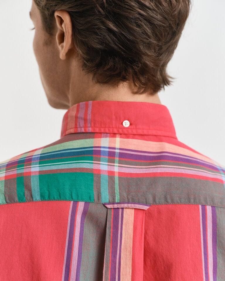 Gant Camisa Regular Fit De Madrás Indio