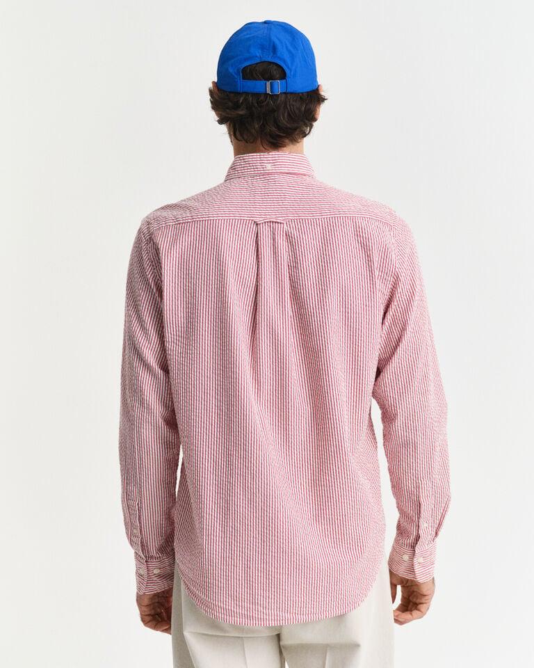 Gant Camisa Regular Fit Seersucker A Rayas