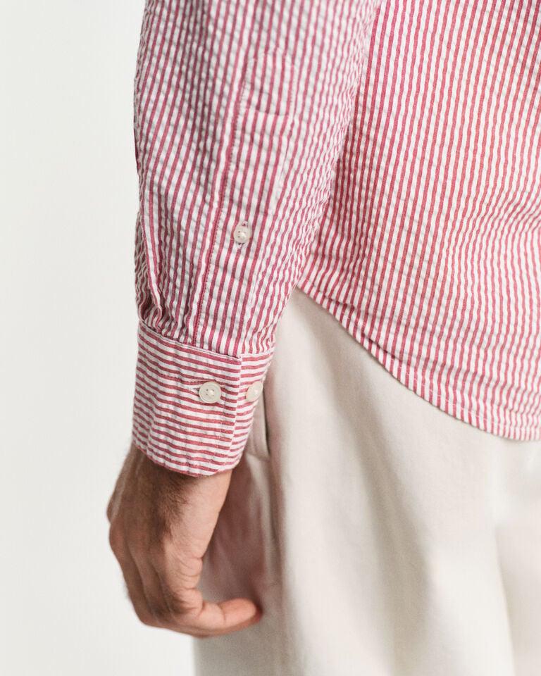 Gant Camisa Regular Fit Seersucker A Rayas