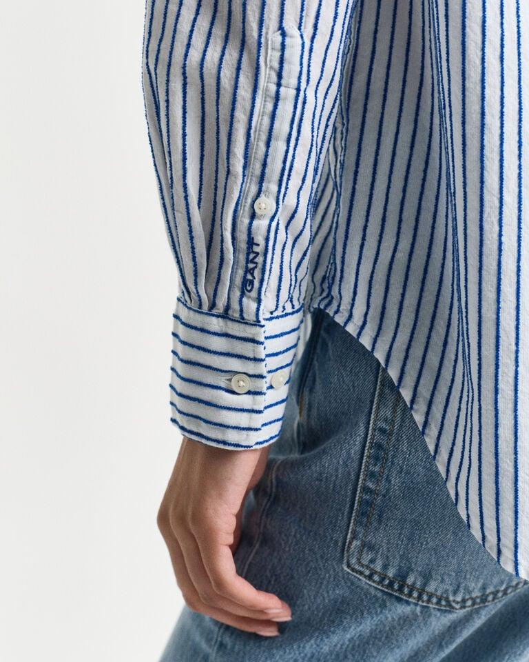 Gant Camisa Relaxed Fit A Rayas Con Textura