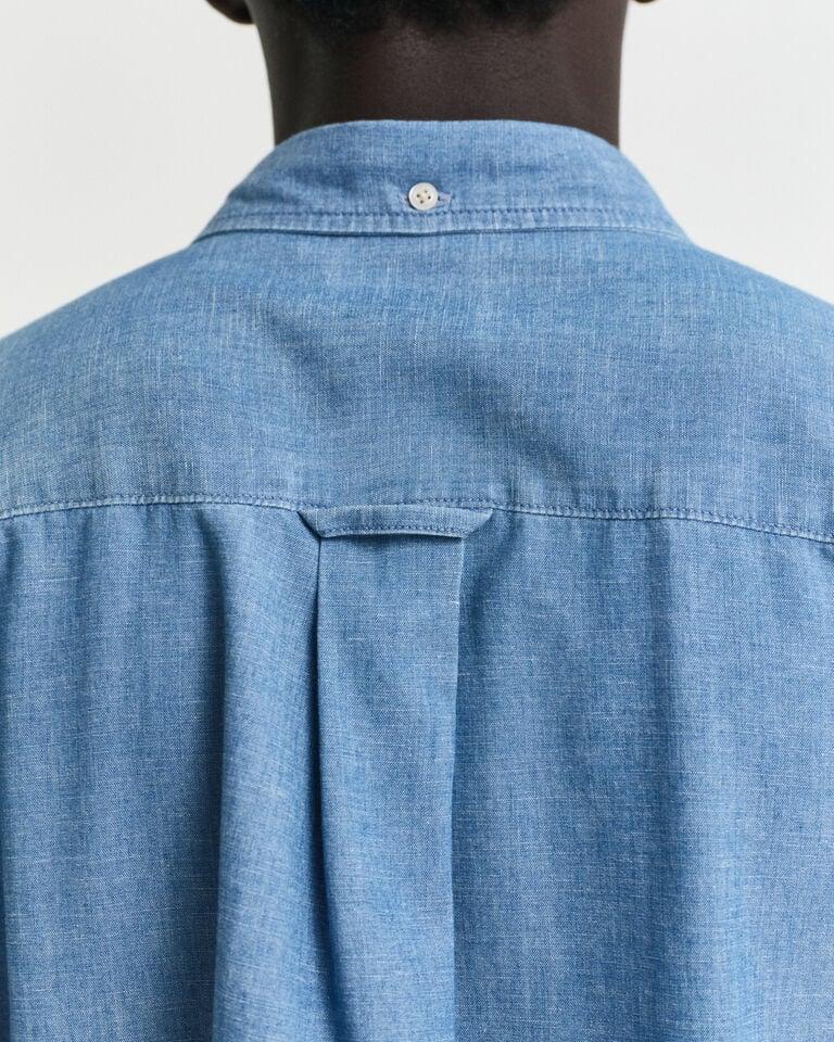 Gant Camisa Relaxed Fit De Cambray