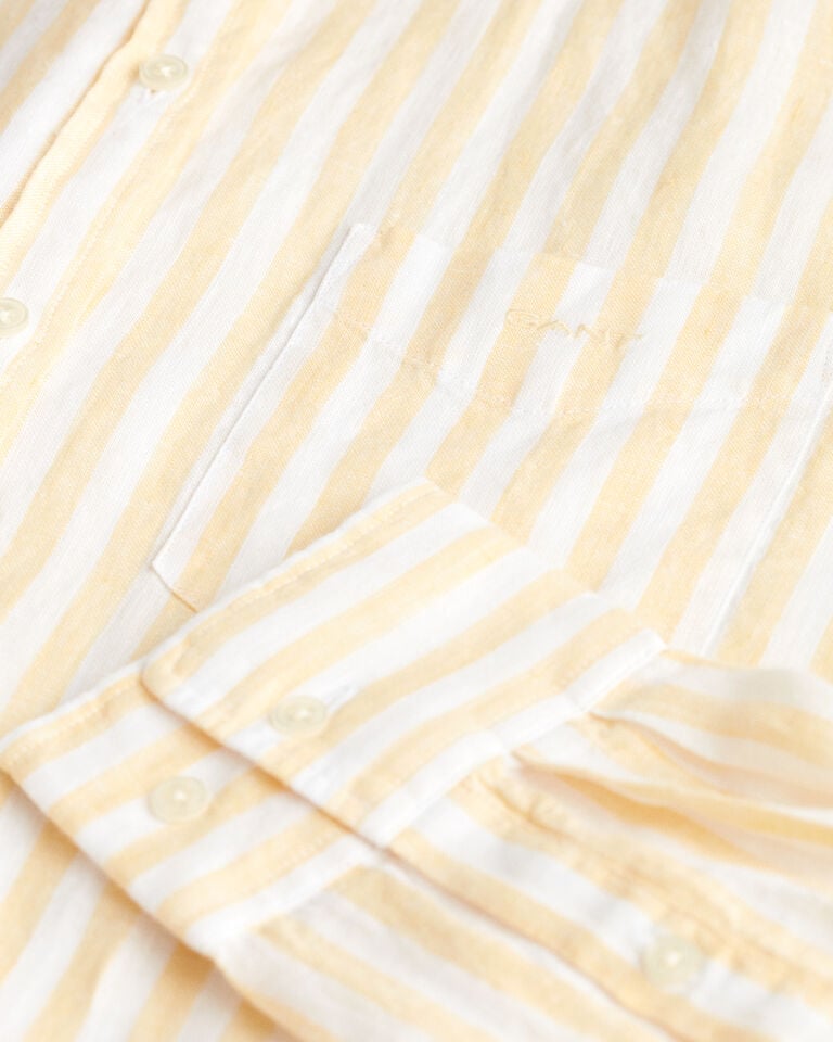 Gant Camisa Relaxed Fit De Lino A Rayas