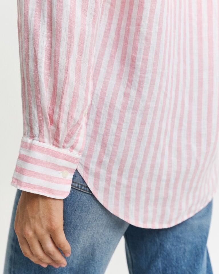 Gant Camisa Relaxed Fit De Lino A Rayas