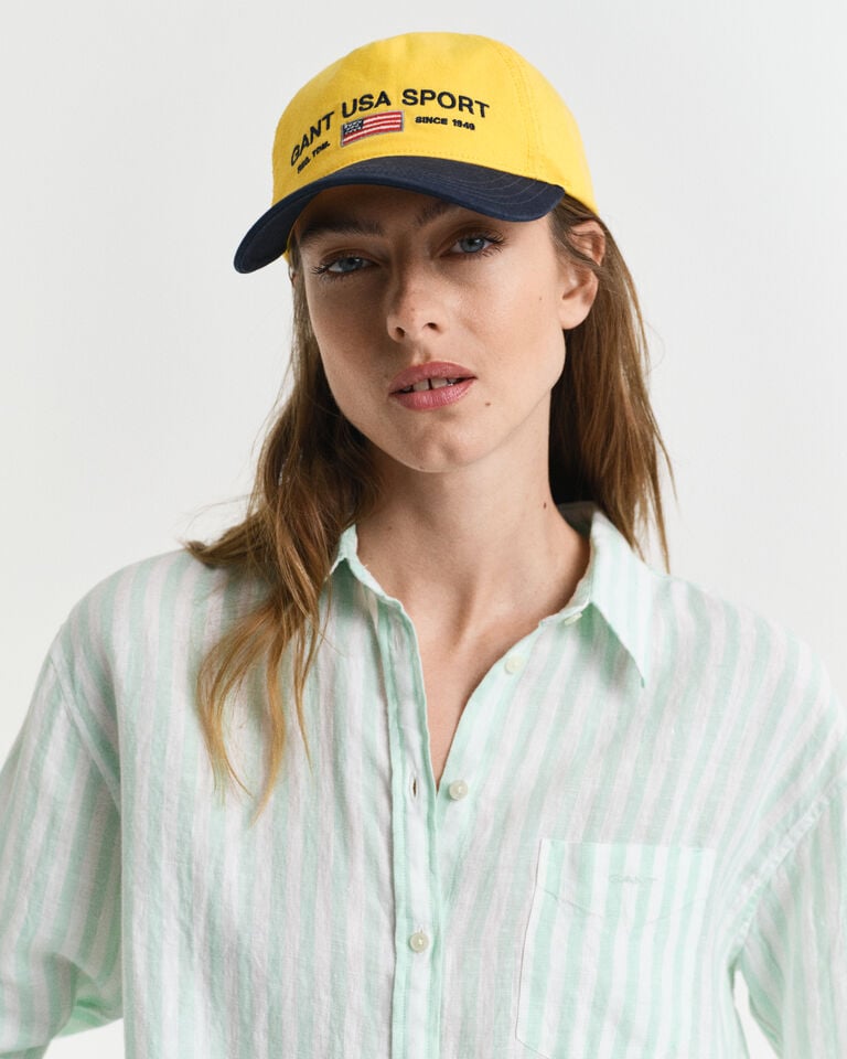 Gant Camisa Relaxed Fit De Lino A Rayas