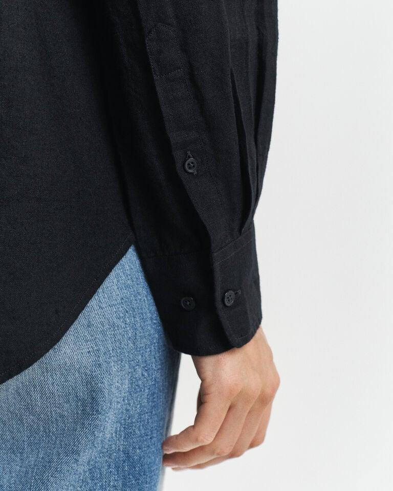 Gant Camisa Relaxed Fit De Lino
