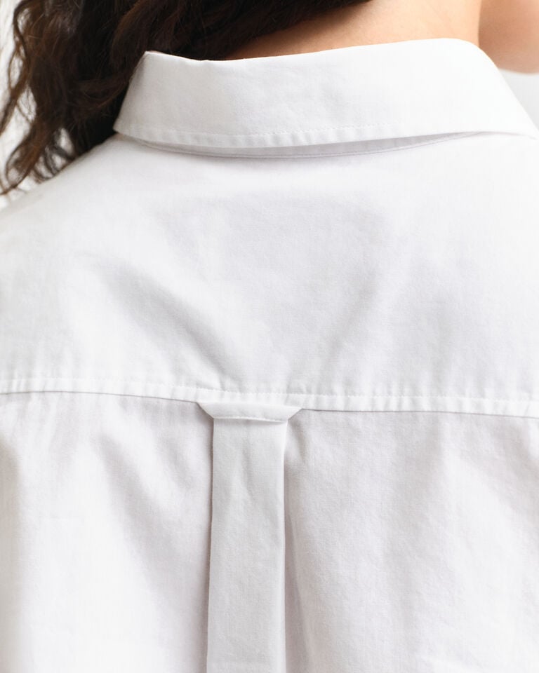 Gant Camisa Relaxed Fit De Popelina