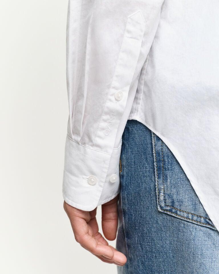 Gant Camisa Relaxed Fit De Popelina