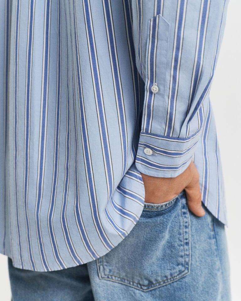 Gant Camisa Relaxed Fit Heritage Poplin A Rayas