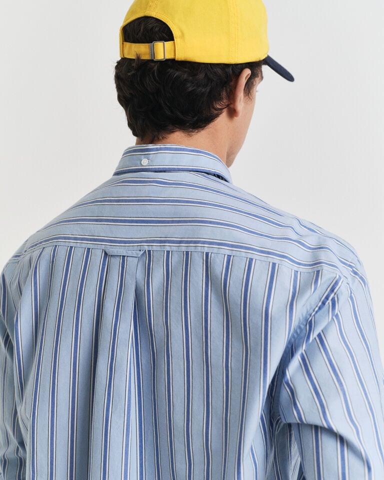 Gant Camisa Relaxed Fit Heritage Poplin A Rayas