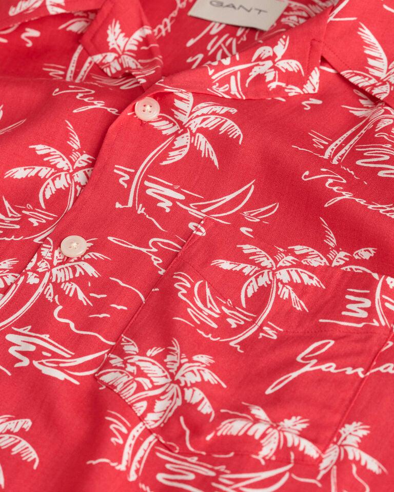 Gant Camisa Relaxed Fit Island Print