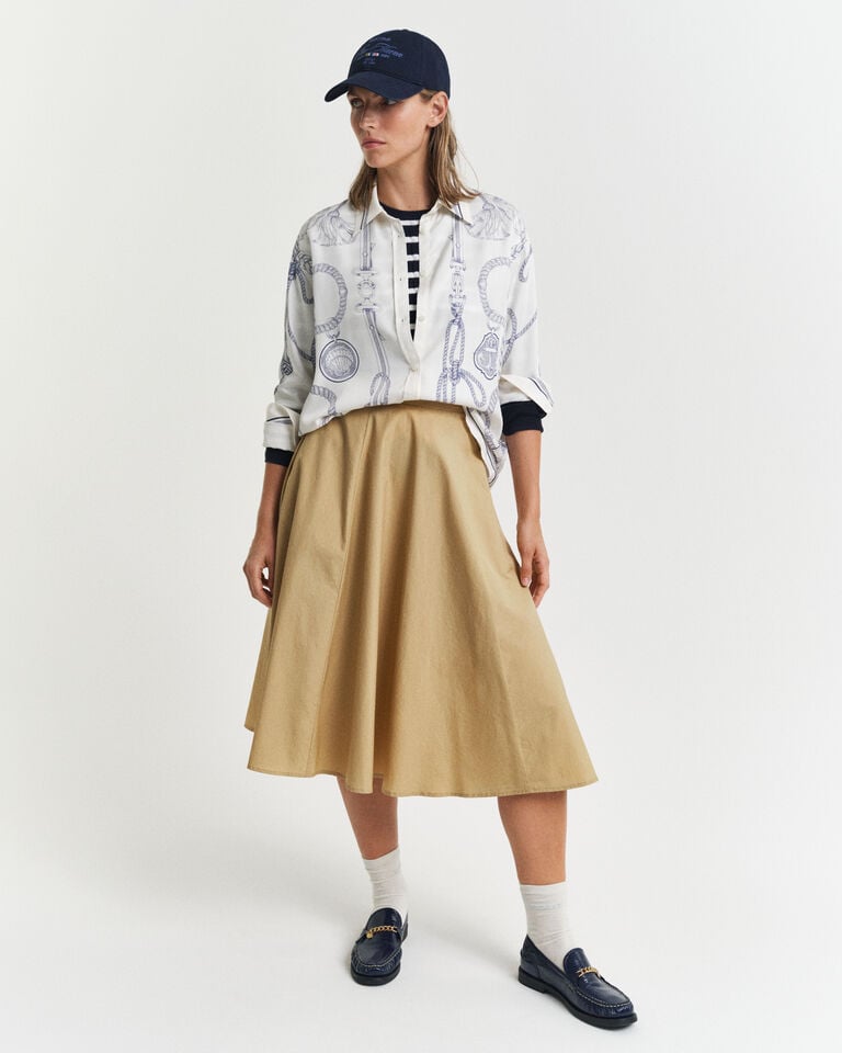 Gant Camisa Relaxed Fit Sailing Print