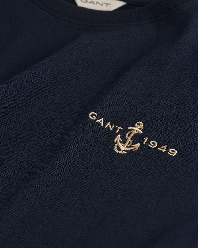 Gant Camiseta Con Bordado Anchor