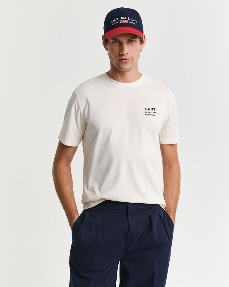 Gant Camiseta con diseño de pequeñas dimensiones