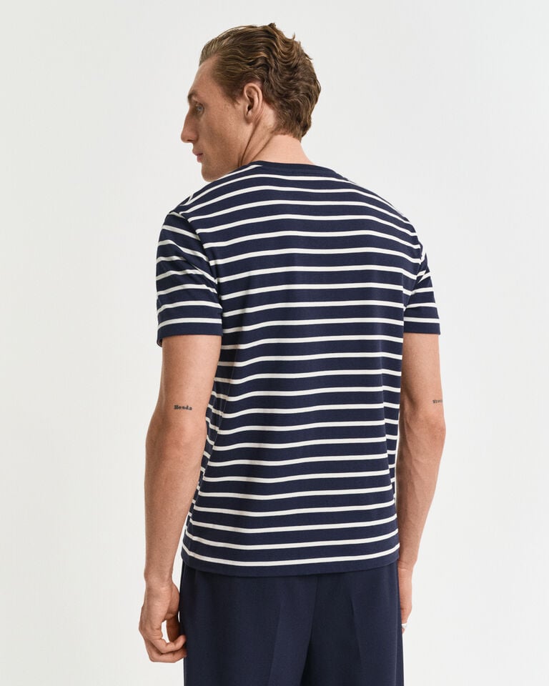 Gant Camiseta Con Estampado Gráfico De Rayas