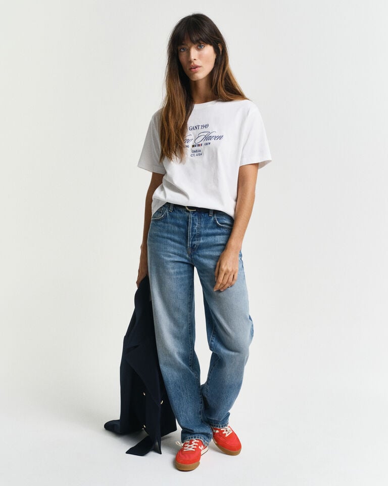 Gant Camiseta De Cuello Redondo Sailing Graphic