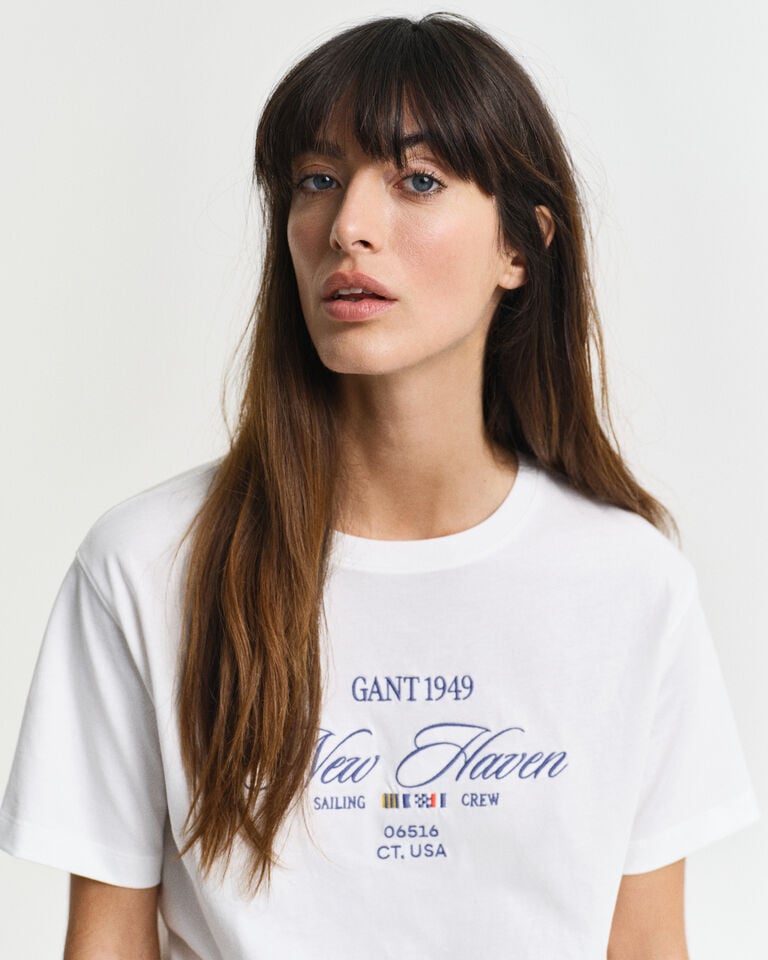 Gant Camiseta De Cuello Redondo Sailing Graphic