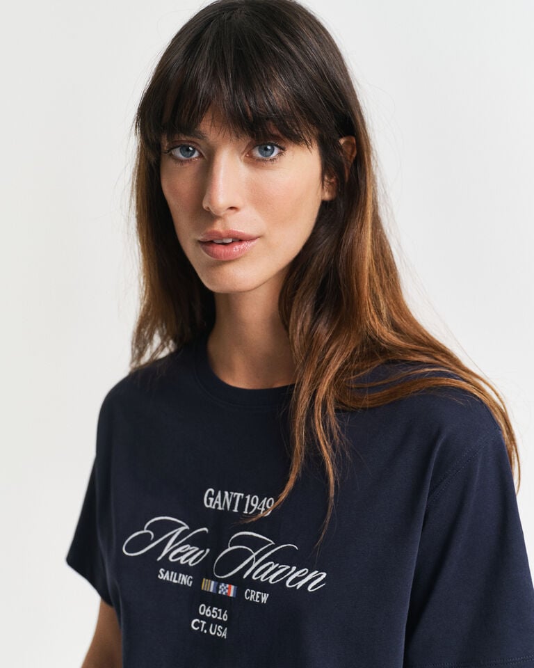 Gant Camiseta De Cuello Redondo Sailing Graphic