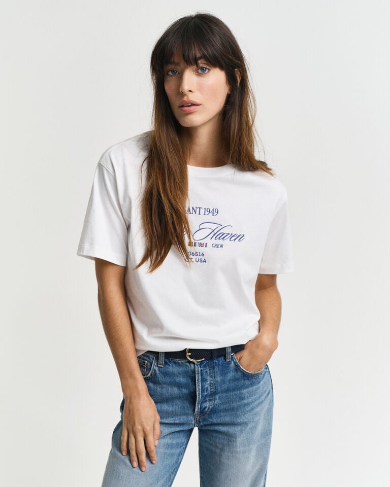 Gant Camiseta de cuello redondo Sailing Graphic