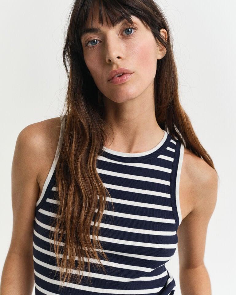 Gant Camiseta De Tirantes A Rayas