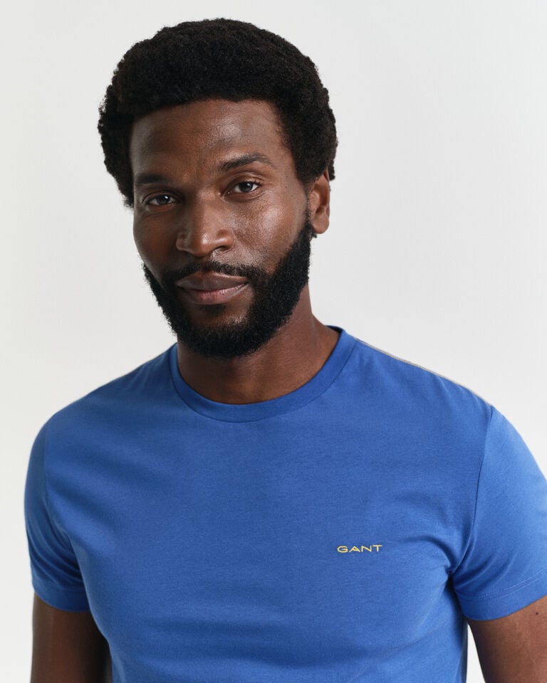 Gant Camiseta Logo En Contraste